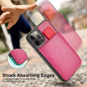 img 1 attached to LAMEEKU Wallet Case Compatible With IPhone 12 Pro And Design For IPhone 12 Cell Phones & Accessories