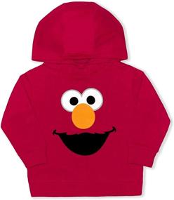 img 1 attached to 👕 Sesame Street Pullover Hoodie Sweatshirt for Boys