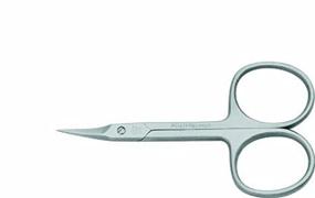 img 3 attached to Nippes Stainless Steel Cuticle Scissor Foot, Hand & Nail Care