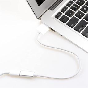 img 3 attached to 🔌 Бейи адаптер USB-C Female с выходом T-Head 5Pin (60W) - Совместим с MacBook Air 11'' 13''/Pro 13'' для зарядки Type C