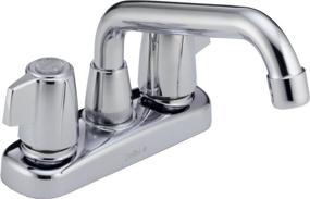 img 1 attached to 💧 DELTA FAUCET 2123LF Chrome: Stylish and Compact Sink Fixture, Measures 6.25" x 6.00" x 6.25
