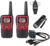 📻 midland-ex37vp e+ready emergency two-way radio kit: t31vp frs radios, flashlight, whistle, compass & temperature gauge, softshell case (pair pack) logo