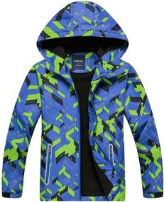 img 4 attached to 🧥 Boys' Windproof Fleece Jackets: Reliable Outdoor Clothing by M2C