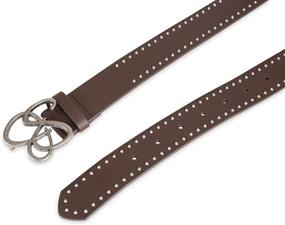 img 1 attached to Jessica Simpson Womens Buckle Fashion Women's Accessories and Belts