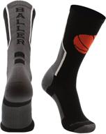 madsportsstuff baller basketball socks orange logo