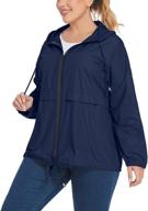 involand waterproof windbreaker lightweight packable women's clothing logo