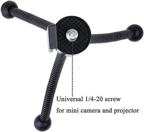 img 2 attached to ProChosen Mini Tabletop Tripod: Compact, Flexible Stand for Digital Camera & Mini Projector