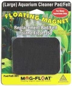 img 1 attached to 🐠 Gulfstream Tropical AGU00351: Large 350-Gallon Mag-Replacement Pad Felt Aquarium Cleaner for Effective Cleaning