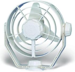 img 1 attached to Hella 2 Speed Turbo Fan with White Housing - 003361022 '3361 Series' - 12V DC