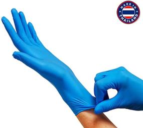 img 3 attached to Nitrile Gloves Disposable Handling Textured