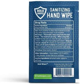 img 2 attached to 🧴 Wholesale Box of 1000 Bold Wipes Hand Sanitizing Wipes – Moist Towelettes for Effective Hand Cleaning - Individual Packs – Get a Discount!