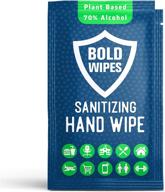 🧴 wholesale box of 1000 bold wipes hand sanitizing wipes – moist towelettes for effective hand cleaning - individual packs – get a discount! logo