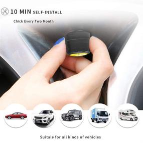 img 2 attached to ZHIHAOO Беспроводной Bluetooth TPMS с 4 внешними датчиками для ⚙️ мониторинга давления и температуры в реальном времени на шинах, совместимый с Android и iOS (1,5~92,8Psi/0,1~6,4Bar)