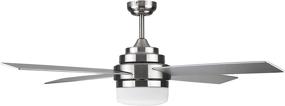 img 1 attached to 🏠 Enhance Your Living Space with the Design House 157354 Cali 52-inch Contemporary Indoor Ceiling Fan: Including LED Light Kit, Wall Control, Brushed Nickel