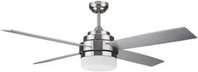 img 4 attached to 🏠 Enhance Your Living Space with the Design House 157354 Cali 52-inch Contemporary Indoor Ceiling Fan: Including LED Light Kit, Wall Control, Brushed Nickel