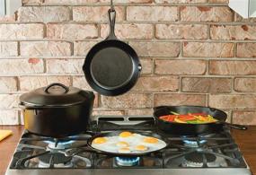 img 3 attached to 🍳 Lodge 5-Piece Set of Pre-Seasoned Black Cast Iron Cookware