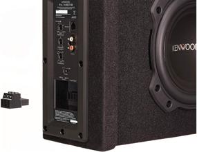 img 2 attached to 🔊 Kenwood PA-W801B Активный компактный сабвуфер с корпусом - Повышение качества звука с мощностью 400 Вт