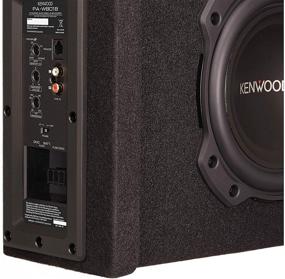 img 3 attached to 🔊 Kenwood PA-W801B Активный компактный сабвуфер с корпусом - Повышение качества звука с мощностью 400 Вт