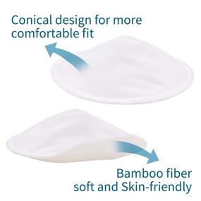 img 1 attached to 🤱 Soarwg Kids Organic Bamboo Nursing Pads for Mom: Super Absorbent, Washable, Reusable Breast Pads for Breastfeeding - 8 Pack with Carry Bag & Laundry Bag - Waterproof