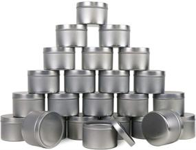 img 4 attached to 🕯️ EricX Light Candle Tin 24 Piece, 8 oz: Ideal for Candle Making Projects!