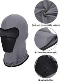 img 1 attached to Balaclava Breathable Protection Activities Camouflage Outdoor Recreation