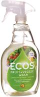 🌱 organic fruit & vegetable wash - earth friendly products, 22 fl oz logo