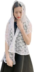 img 4 attached to Cilkus Catholic Chapel Mantilla Infinity Women's Accessories: Elegant Options for Special Occasions