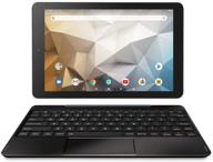 планшет rca 10" черный - лучшая производительность quad-core, 2 гб озу, 32 гб хранилища, сенсорный hd-экран ips, wifi, bluetooth, съемная клавиатура, android 9 pie логотип