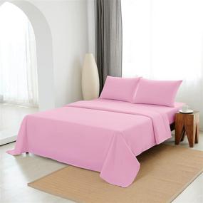 img 3 attached to 🛏️ Saintrra Bed Sheet Twin Size Kids' Home Store: High-Quality Sheets for Cozy Kids' Bedrooms