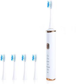 img 4 attached to Waterproof Rechargeable Electric Toothbrush for Adults