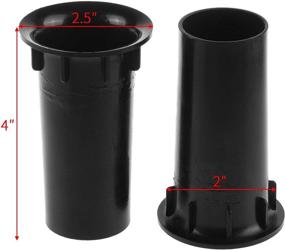 img 3 attached to 🔊 Bluecell Pack of 2 Speaker Cabinet Port Tube for DJ/PA Speaker - 2 Inch Diameter x 4 Inch Length
