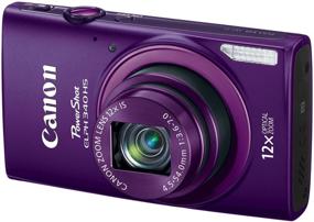 img 2 attached to 📷 Capture Stunning Moments with the Canon PowerShot ELPH 340 HS Digital Camera – Wi-Fi Enabled (Purple)
