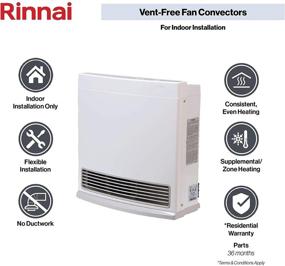 img 4 attached to 🔥 Rinnai FC510P Propane Gas Space Heater with Fan Convector