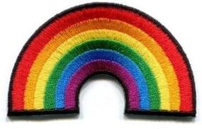 img 1 attached to 🌈 Chic and Stylish Lesbian Appliques Backpack: Clothing Embroidered for a Fashionable Statement