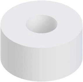 img 1 attached to 🔩 Nylon Spacer for VEX Robotics - 1/4" Thick, 1/2" OD, 0.194" ID (50 Pack)