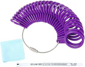 img 4 attached to 🔍 Landorilo 1-13 Ring Sizer Set – Finger Sizing Tool with 27 Pieces and Jewelry Polishing Cloth