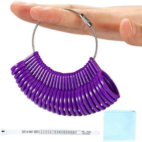 img 3 attached to 🔍 Landorilo 1-13 Ring Sizer Set – Finger Sizing Tool with 27 Pieces and Jewelry Polishing Cloth