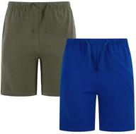 cotton jersey shorts with pockets - yujerry unisex boys' clothing logo