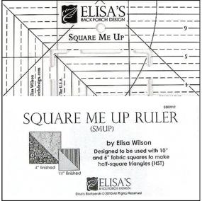 img 1 attached to 📏 Square Me Up Ruler by Elisa's Backporch Design