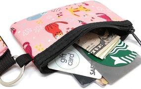 img 2 attached to Allydrew Neoprene Wristlet Wallet Lanyard Women's Handbags & Wallets in Wristlets
