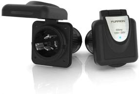 img 1 attached to 🔌 Furrion PowerSmart Technology 50A 125/250V Marine Grade Shore Power Inlet (Black) - F52INS-BS-AM