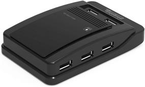 img 2 attached to 💪 Enhanced Plugable USB 2.0 7-Port High Speed Hub - Boosted with 15W Power Adapter