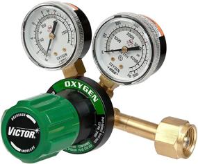 img 1 attached to 💨 Victor Technologies G250-150-540 Medium Duty Single Stage Oxygen Regulator - 150 psi Delivery, CGA 540 Inlet Connection