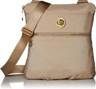 effortlessly stylish: baggallini hanover crossbody cross body bag logo