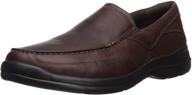 rockport mens city oxford brown logo