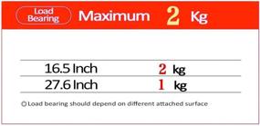 img 2 attached to 🪞 Versatile and Adjustable Tension Rod for Spring Window Curtains and Closet Organization: SMAZ LIFE 16-27 inch