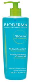 img 4 attached to Bioderma Sébium Face Cleanser: A Skin Purifying Makeup Removing Cleanser for Combination to Oily Skin