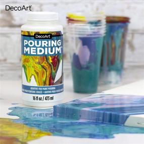 img 1 attached to 🎨 Discover the Artistic Brilliance of DecoArt Pouring Medium: Unleash Your Creativity!