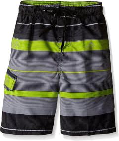 img 2 attached to 👕 Премиум одежда для мальчиков: Kanu Surf Specter Stripe угольный - модный и стильный