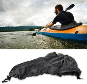 img 4 attached to 🚣 Vbestlife Kayak Spray Skirt: Adjustable Waterproof Cover for Ultimate Water Sports Protection